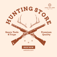 Hunting Gears Instagram Post Design