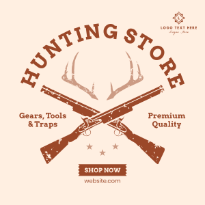 Hunting Gears Instagram post Image Preview