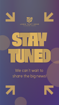 Stay Tuned for Big News YouTube short Image Preview