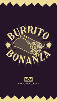 Burrito Bonanza Instagram reel Image Preview