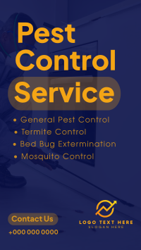 Minimalist Pest Control YouTube Short Design