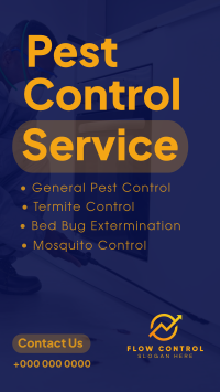 Minimalist Pest Control YouTube Short Image Preview