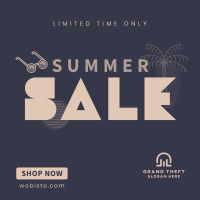 Summer Retro Promo Instagram post Image Preview