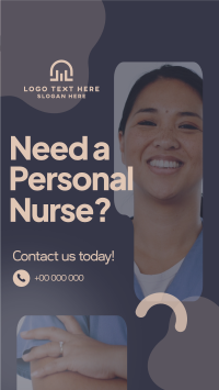 Hiring Personal Nurse Instagram Story Design