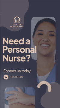 Hiring Personal Nurse Instagram Story Design