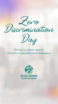 Zero Discrimination Day Instagram Reel Image Preview