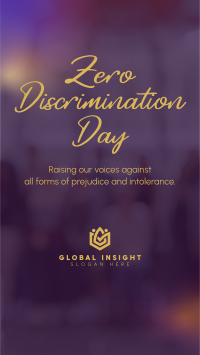 Zero Discrimination Day Instagram Reel Image Preview