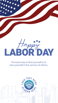 Celebrate Labor Day Instagram story Image Preview