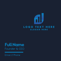 Stocks App Business Business Card Design