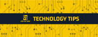 Circuit Abstract Lines Facebook cover Image Preview