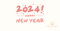 Funky New Year Facebook ad Image Preview