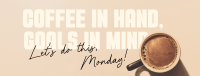Coffee Motivation Quote Facebook cover Image Preview