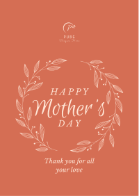 Floral Mother's Day Flyer Image Preview