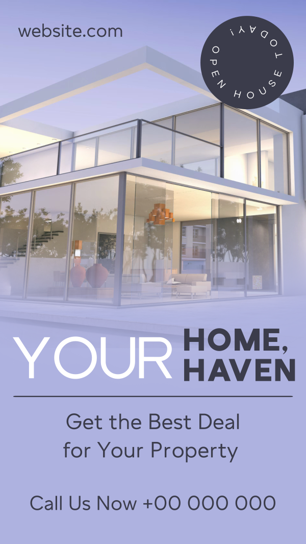 Your Home Your Haven Instagram Story Design
