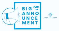 Big Announcement Facebook Ad Design