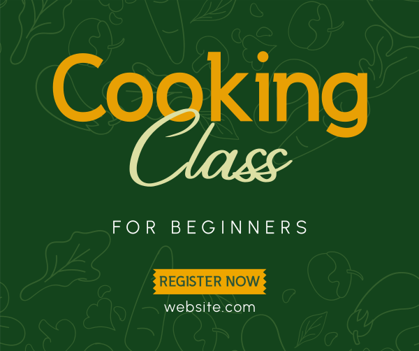 Cooking Class Facebook Post Design Image Preview