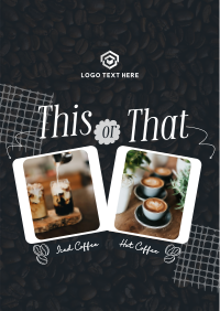 This or That Coffee Flyer Image Preview