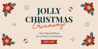 Jolly Christmas Giveaway Twitter post Image Preview