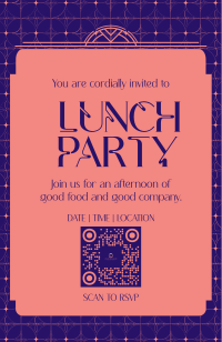 Sophisticated Art Deco Invitation Image Preview