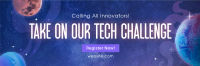 Tech Challenge Galaxy Twitter Header Image Preview