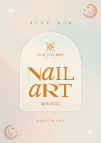 Girly Cosmic Nail Salon Poster Image Preview