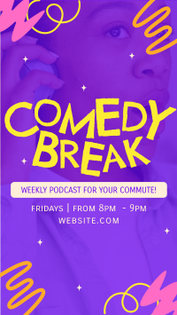 Comedy Break Podcast Instagram story Image Preview