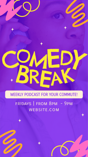 Comedy Break Podcast Instagram story Image Preview