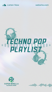 Techno Pop Music Instagram reel Image Preview