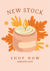 New Stock Candle Flyer Image Preview
