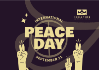 Peace Day Postcard Image Preview