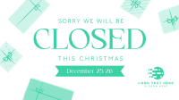 Christmas Closed Holiday Animation Preview