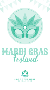 Mardi Gras Festival Facebook Story Preview