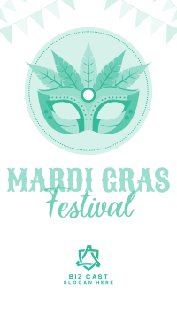 Mardi Gras Festival Facebook story Image Preview