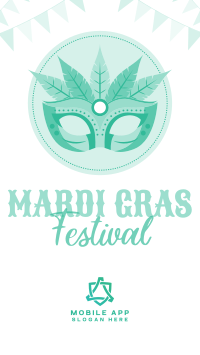 Mardi Gras Festival Facebook story Image Preview