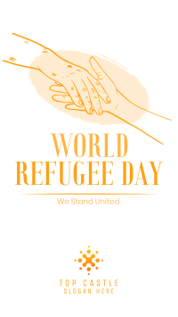 We Celebrate all Refugees Instagram story Image Preview