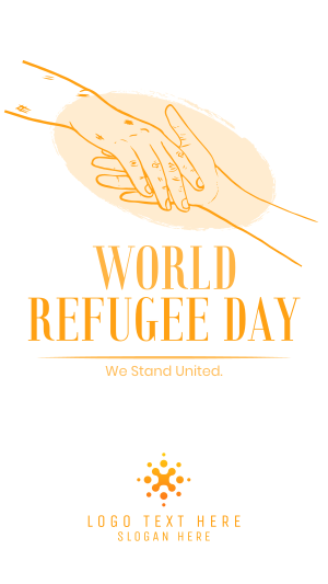 We Celebrate all Refugees Instagram story Image Preview