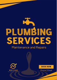 Home Plumbing Services Flyer Image Preview