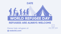 Refugee Day Facts Facebook event cover Image Preview