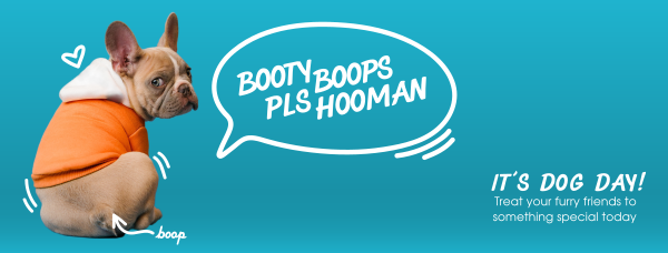 Doggo Booty Boops Facebook Cover Design Image Preview