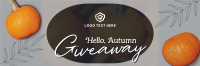 Hello Autumn Giveaway Twitter header (cover) Image Preview