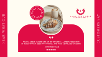 Pastries Customer Review Video Design