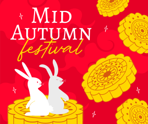 Bunny Mid Autumn Festival Facebook post Image Preview