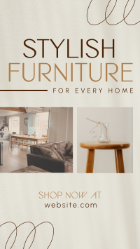 Stylish Furniture Store TikTok video Image Preview