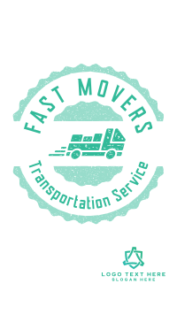 Movers Truck Badge Instagram Story Design