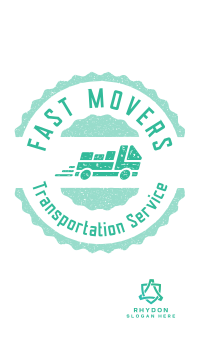 Movers Truck Badge Instagram story Image Preview