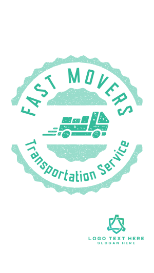 Movers Truck Badge Instagram story Image Preview
