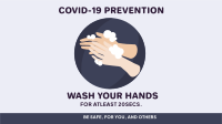 Wash Your Hands Facebook Event Cover Design