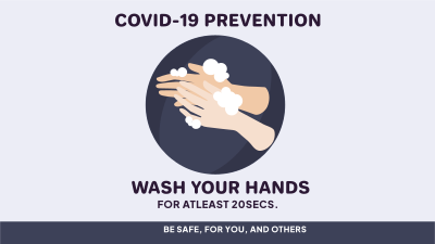 Wash Your Hands Facebook event cover Image Preview