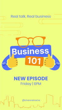 Business Podcast YouTube Short Design