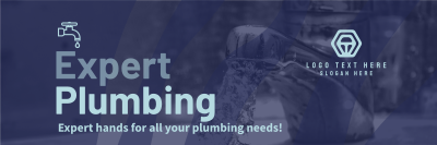Clean Plumbing Works Twitter header (cover) Image Preview